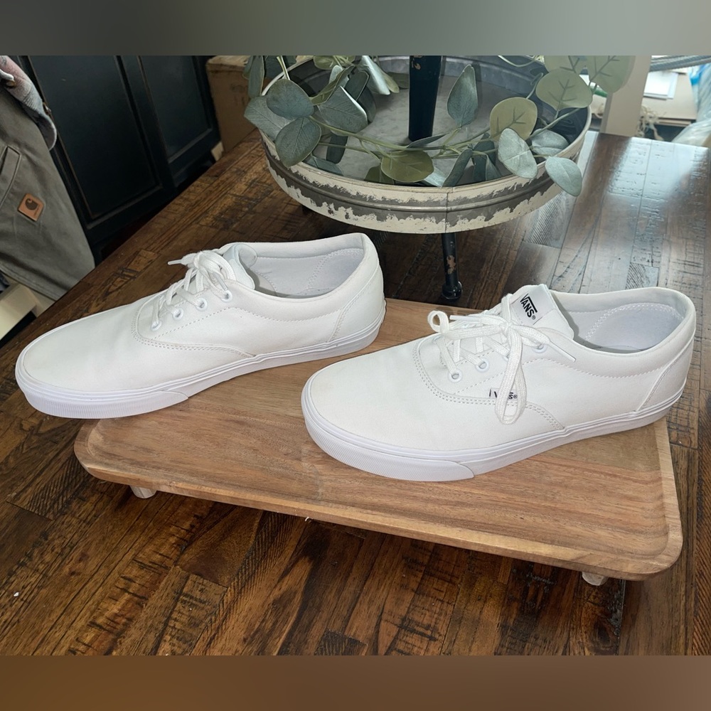 Womens White Vans Size 11